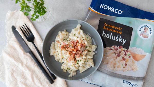 Jak chutnají Bramborové halušky Nowaco?