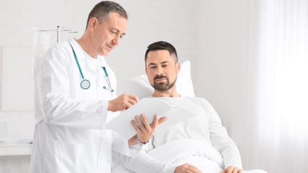 Odebírání vzorku prostaty (biopsie) probíhá pod lokální anestezií.