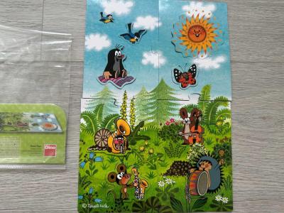 Dino Magnetická puzzle Krtek