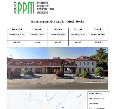Lékaři, nemocnice a zdravotnická zařízení | Recenze slovenské kliniky IPPM