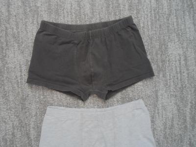 Šedé černé trenky trenýrky boxerky - 3 kusy