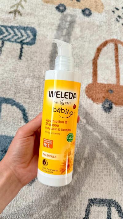 Recenze z kampaně Jemná péče od hlavy až k patě: Jak maminky hodnotí mycí krém a šampon Weleda?