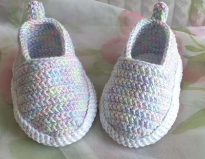 Háčkované botičky / espadrilky