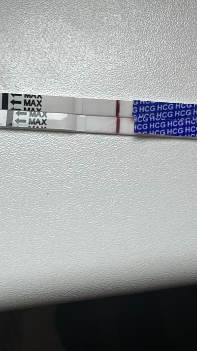 Testování a těhotenský test | Foto: Duch nebo odpařovací ryska?