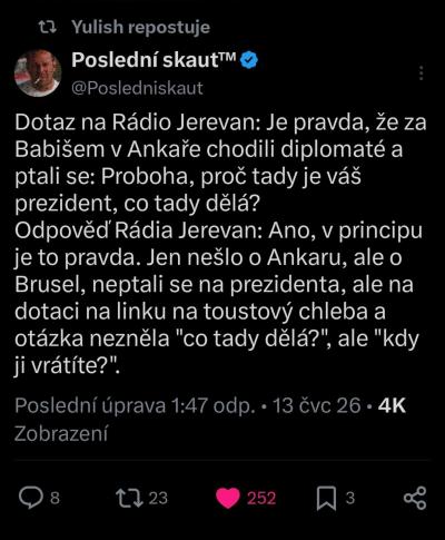 Dobré skutky | Chování Babiše - kdo ho podporujete?