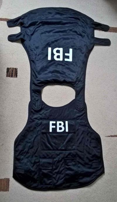 dětský kostým -  vesta FBI vel. 140/146
