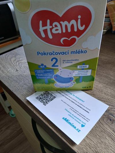 Recenze z kampaně Otestováno: Jak hodnotíte mléčnou výživu Hami pro náročné bříško?