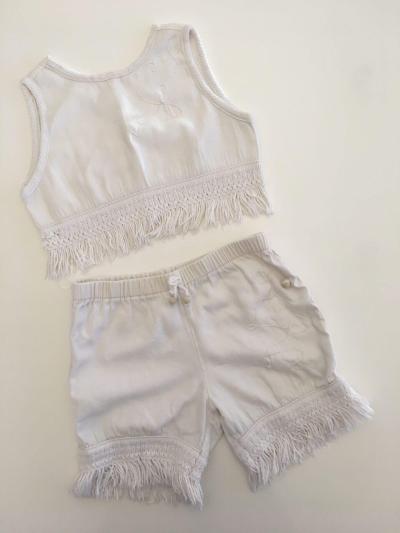 Dívčí overal H&M a letní komplet (6 - 8 let), vel. 122/128