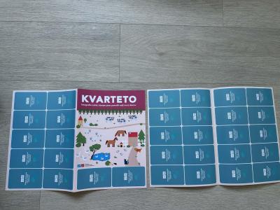 2x pexeso, 1x kvarteto, nové, nerozstříhané