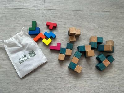 Hlavolam - krychle, 2 sady