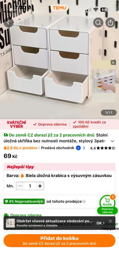 Předškoláček (3 až 6 let) | Jak máte uložené sponky a gumičky?