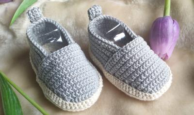 Háčkované botičky / espadrilky