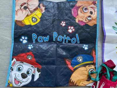 Nákupní taška Paw Patrol, 2 ks, skládací batoh