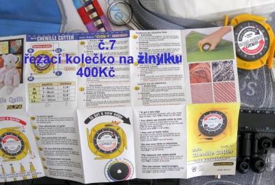 Řezací kolečko na patchwork žinylkovou techniku