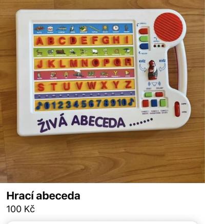 Hračky | Hrací abeceda - poptávka