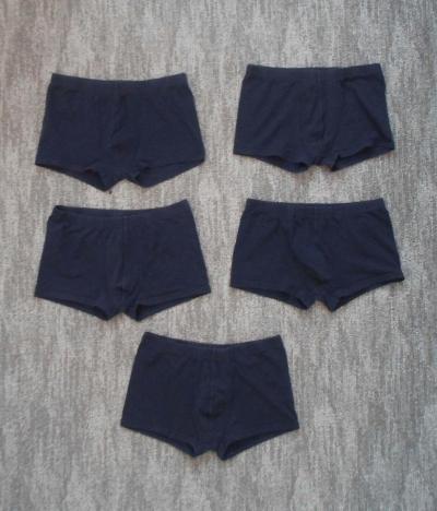 Modré trenky trenýrky boxerky - 5 kusů