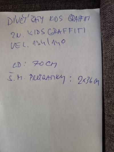 Dívčí šaty Kids Graffiti,vel.134/140