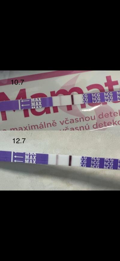 Testování a těhotenský test | Neni čárka na tt slabá?