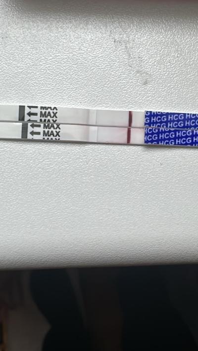 Testování a těhotenský test | Foto: Duch nebo odpařovací ryska?