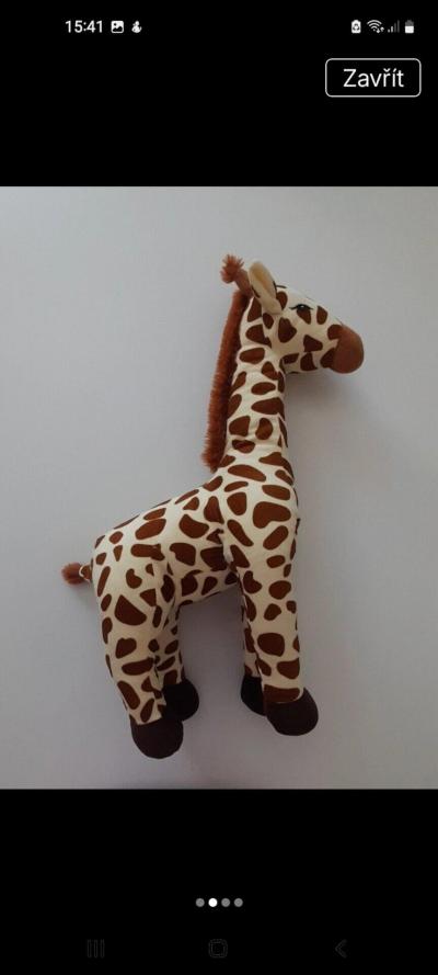 Žirafa výška 68cm