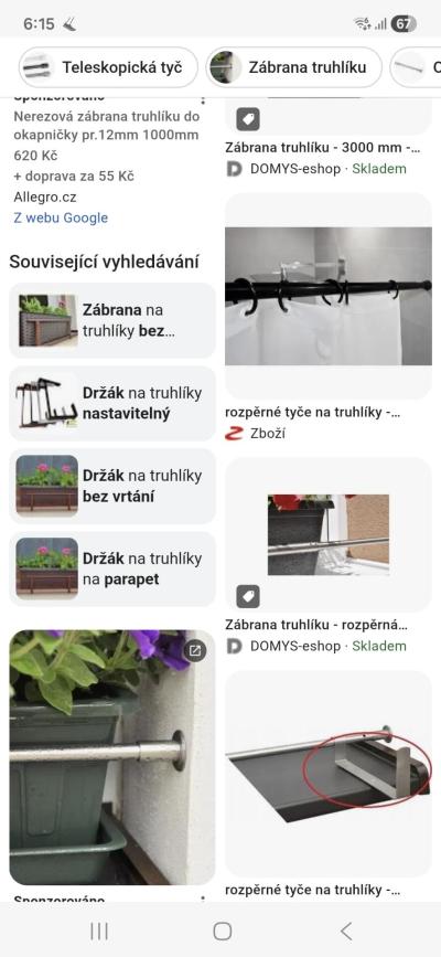 Květiny a zahrada | Uchycení truhlíku bez vrtání