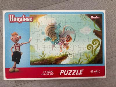Dětské puzzle - Disney, Paw Patrol, Hurvínek, 4 ks