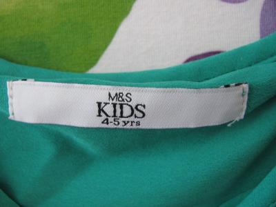 Krásné dlouhé letní dívčí šaty M&S