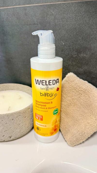 Recenze z kampaně Jemná péče od hlavy až k patě: Jak maminky hodnotí mycí krém a šampon Weleda?