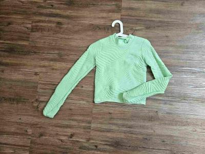 Světle zelený mint top tričko sportovní crop Nike XS
