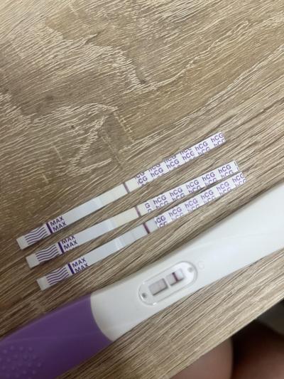Testování a těhotenský test | Test 11. Den po ET