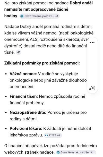 Dobré skutky | Pomůže prosím někdo