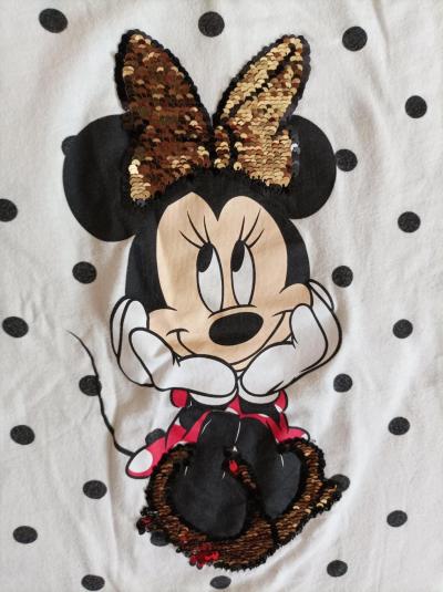 Dívčí tričko Minnie-flitry H&M vel.122/128