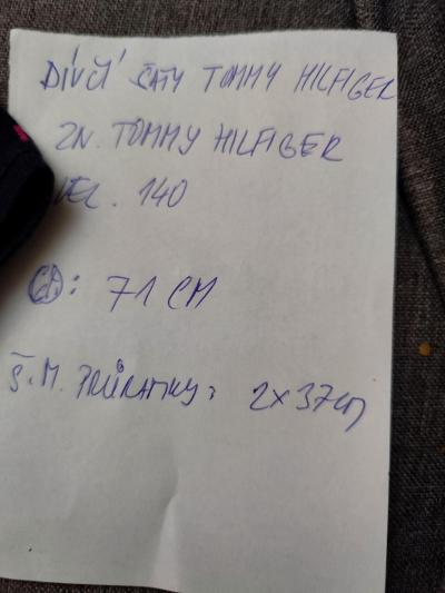 Dívčí šaty Tommy Hilfiger,vel.140