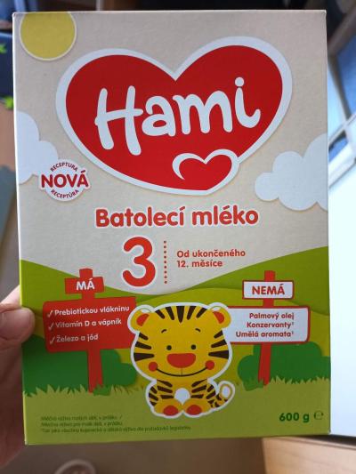 Recenze z kampaně Otestováno: Jak hodnotíte mléčnou výživu Hami pro náročné bříško?