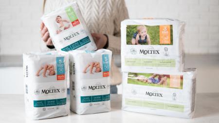 Extra savé, pohodlné a šetrné ke zdraví: Vyzkoušejte plenky Moltex Pure & Nature