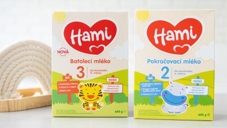 Hledáme 40 maminek: Otestujte Hami mléka s OptiNutri pro náročné bříško